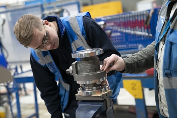 Shipham Valves training program | A mixture of on-the-job and theory-based training