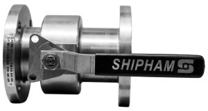 Shipham Valves 1" Ball Valve in titanium material (BA01 Model)