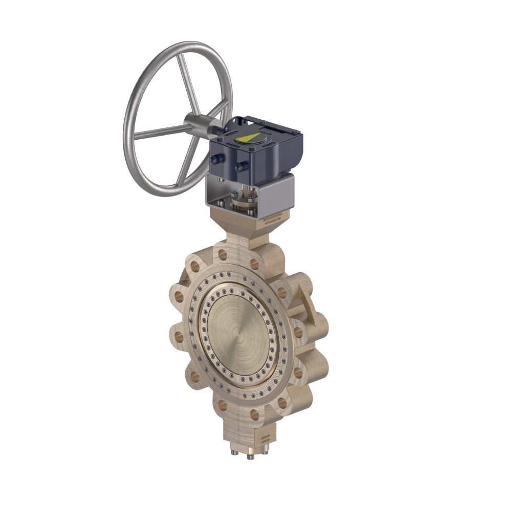 Shipham Valves BU05 Triple-Offset Butterfly Valve with wafer lugged body